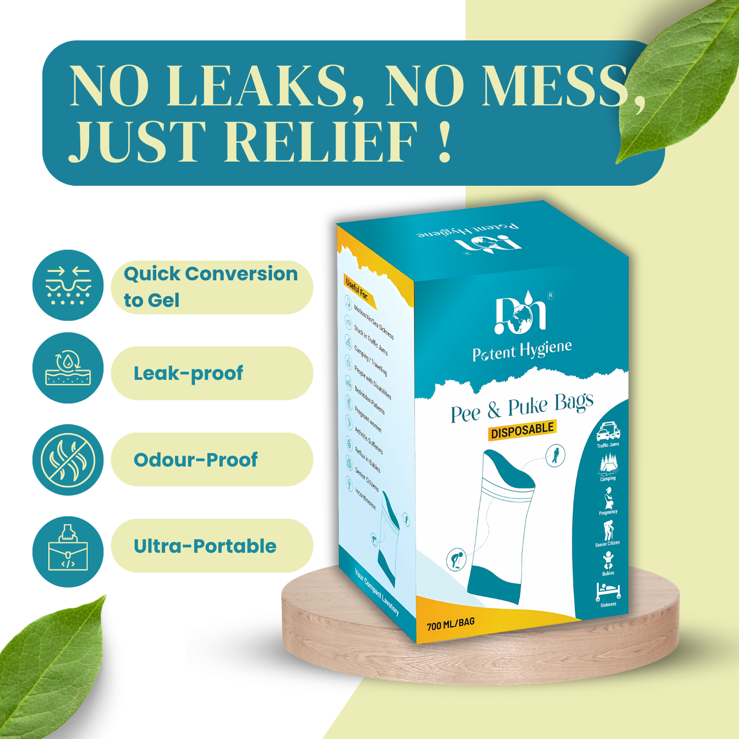 BabyMoon Pee Puke Protector Kit