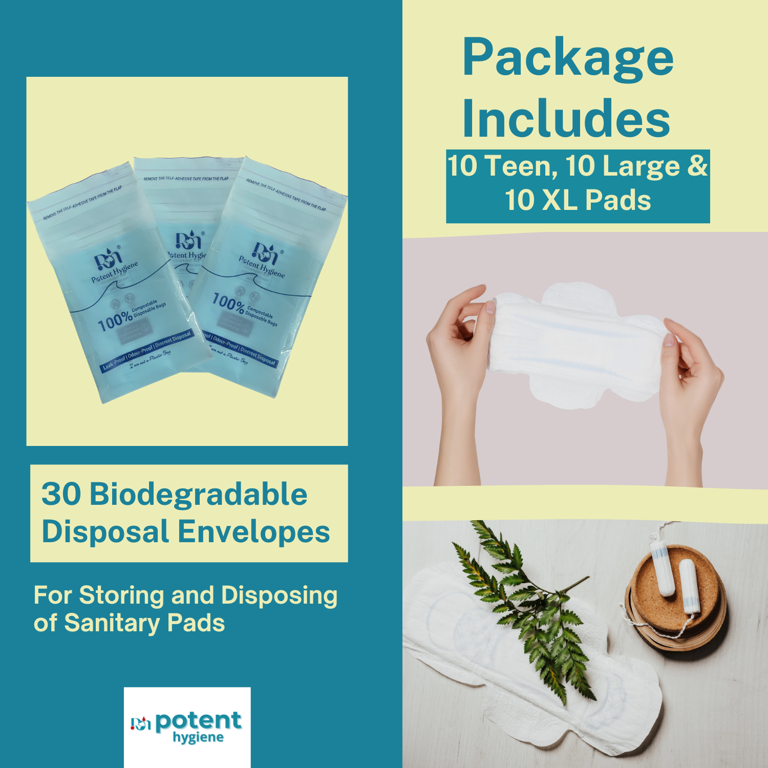 Mother-Daughter Organic Pads Combo