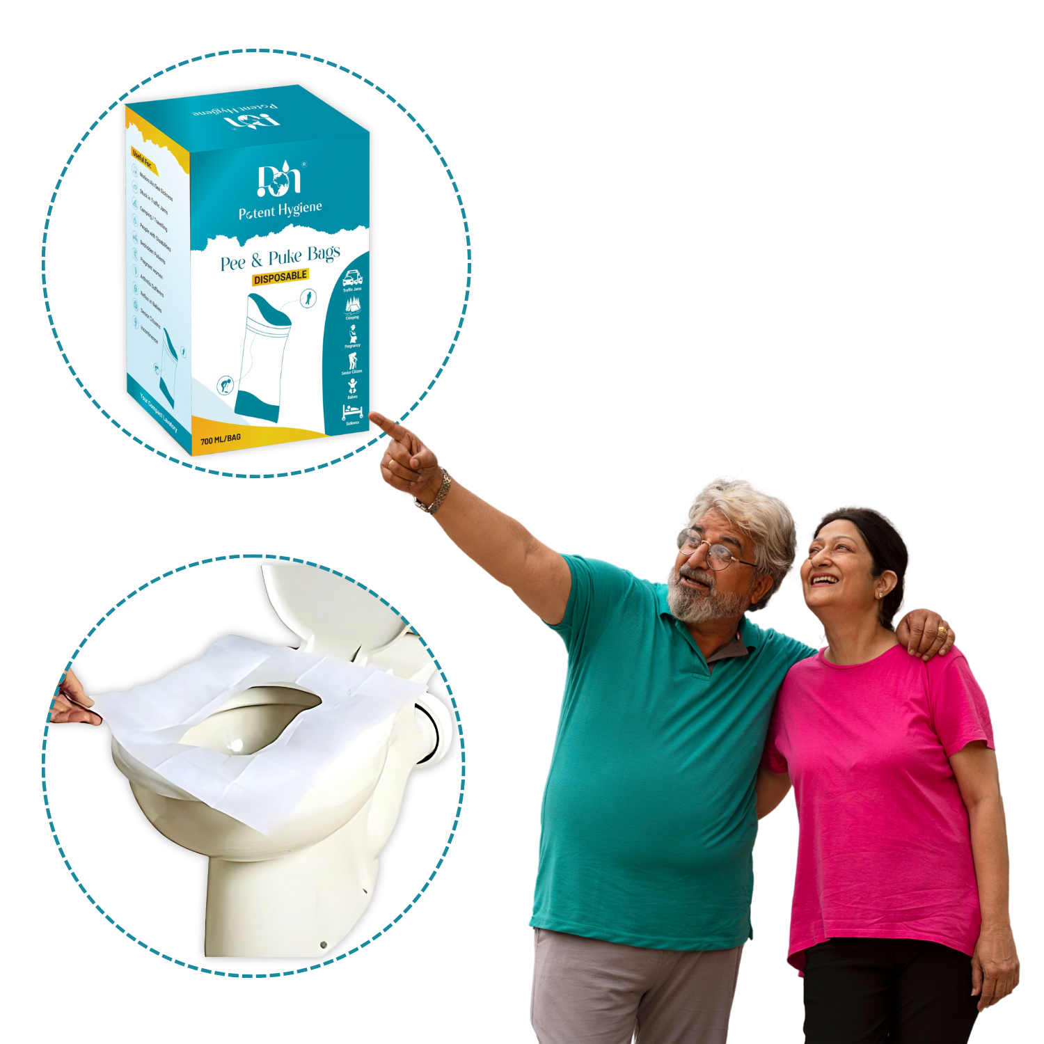 Elderly Motion Sickness Relief Pack