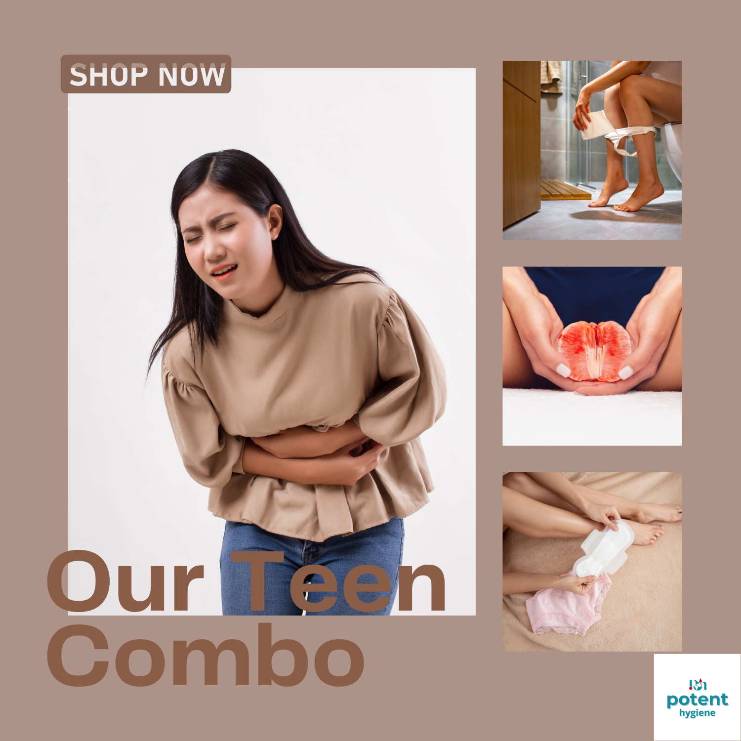 Teenager Organic Pads Combo