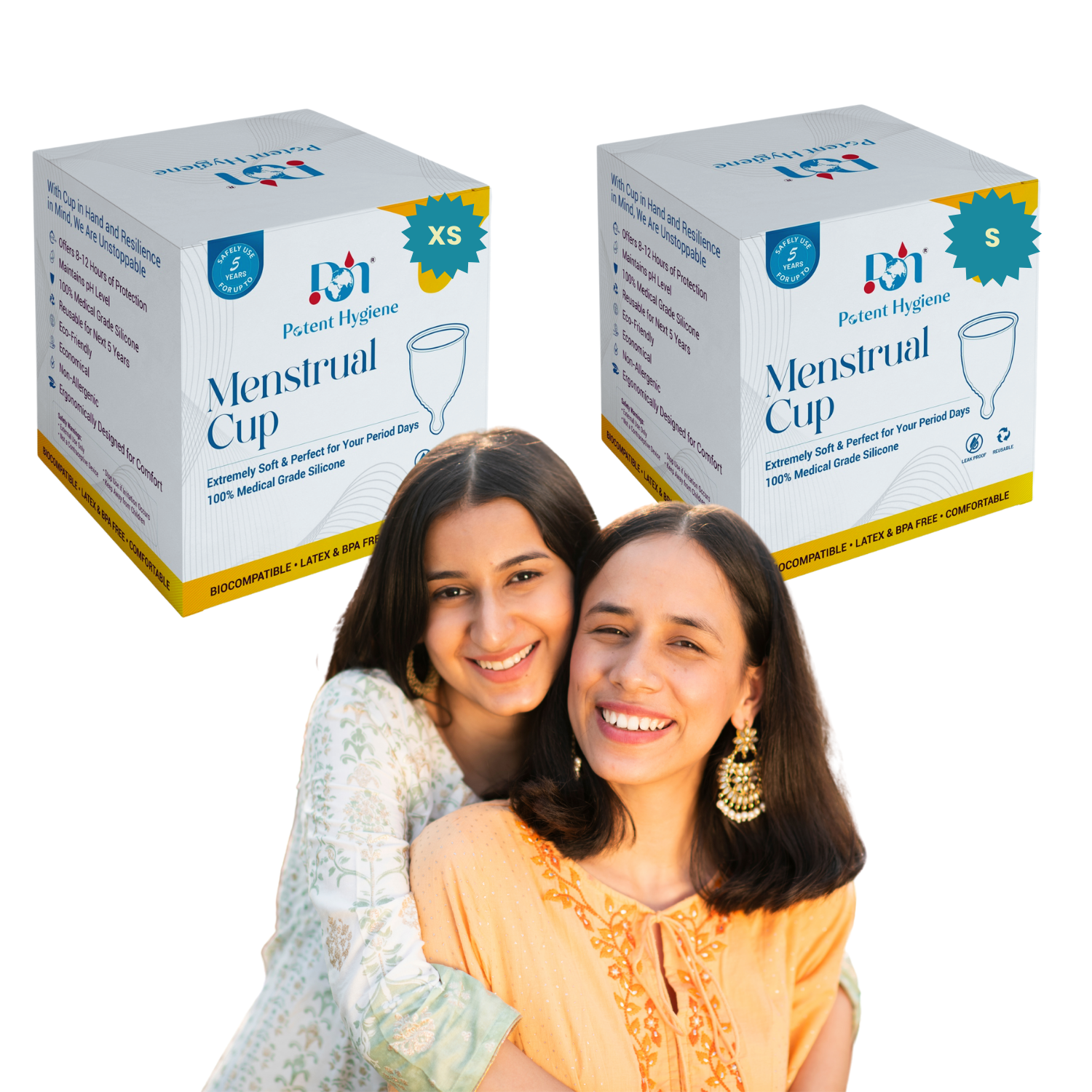 Mother-Daughter Menstrual Cups Combo