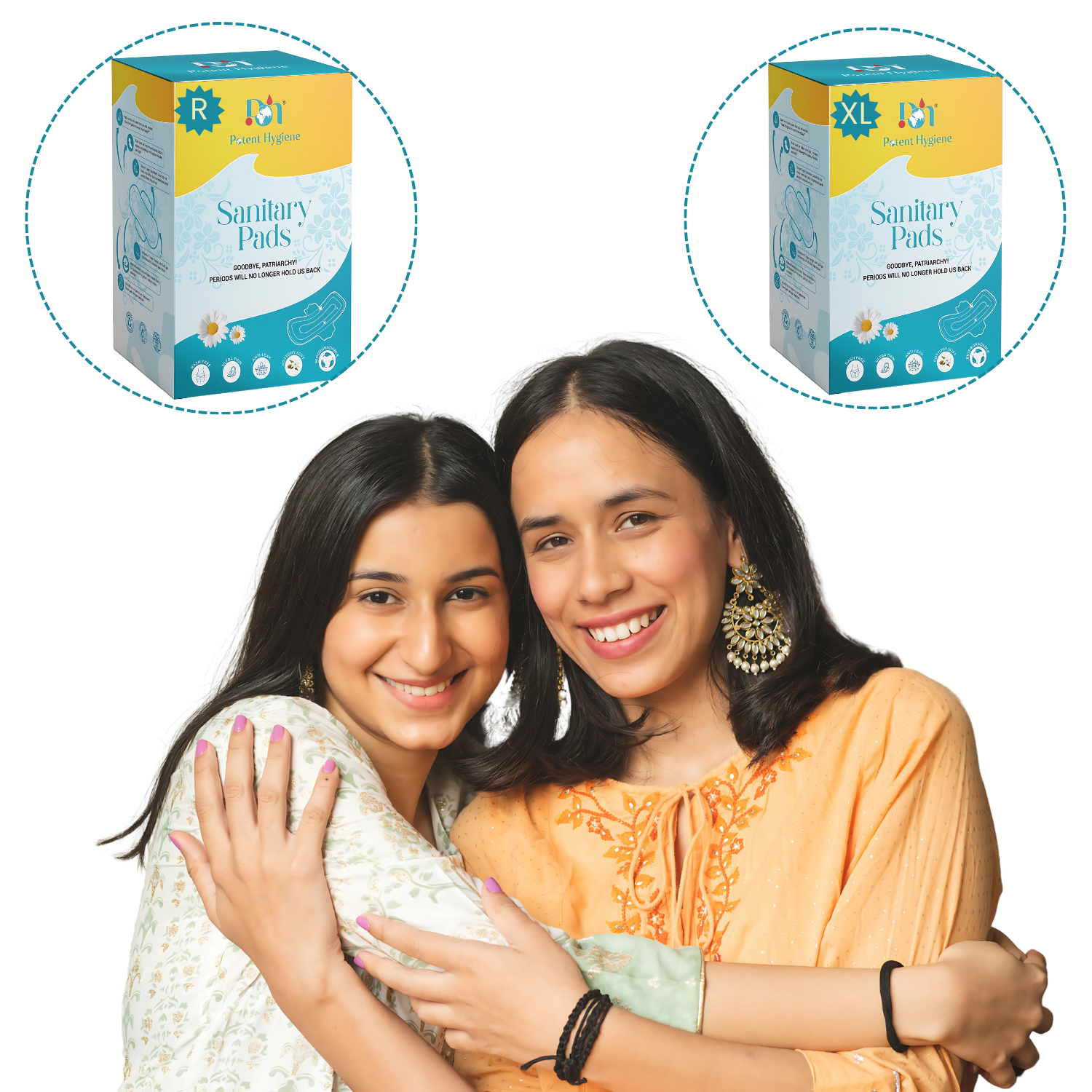 Mother-Daughter Organic Pads Combo